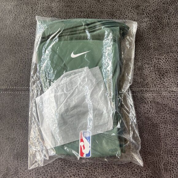 L/XLNike NBA Hyperstrong Mens Padded Compression Knee Sleeves/Pads Dark Green - Picture 1 of 2